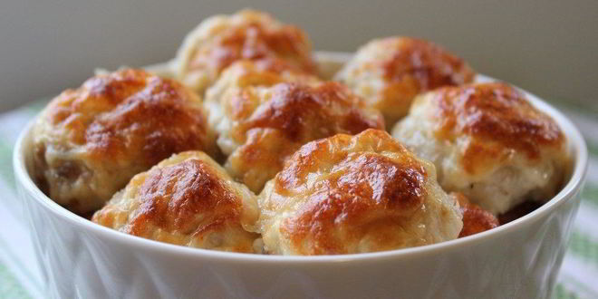 Рецепт тефтелей в слоеном тесте