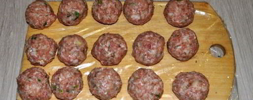 Шаг 1: тефтелей, запеченных в рукаве