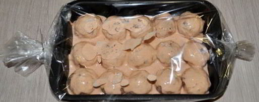 Шаг 2: тефтелей, запеченных в рукаве