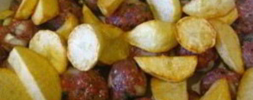 Шаг 1: тушеной картошки с тефтелями