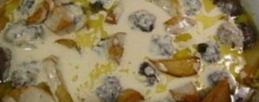 Шаг 4: тушеной картошки с тефтелями