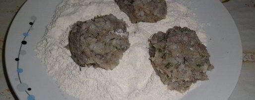 Шаг 12: запеченных рисово-рыбные тефтели