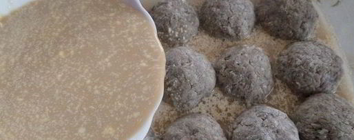 Шаг 16: запеченных рисово-рыбные тефтели