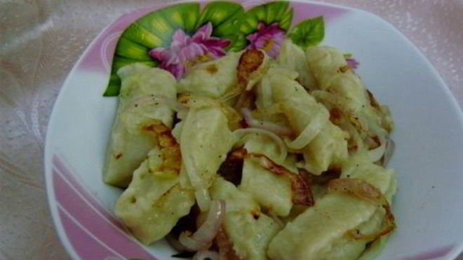 Рецепт Ленивых картофельных вареников