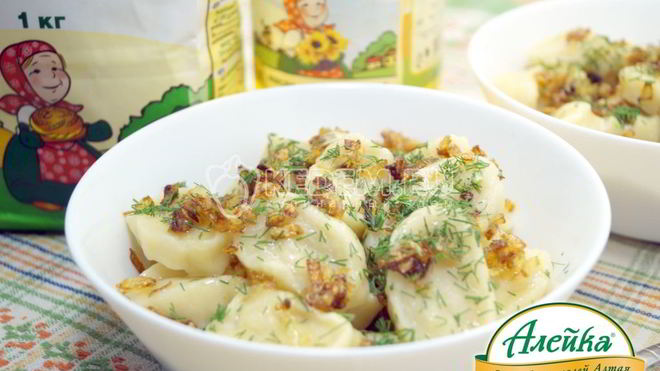 Рецепт Постных ленивых вареников с картофелем