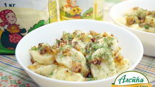 Рецепт Постных ленивых вареников с картофелем