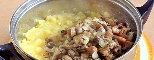 Шаг 12: постных вареников с картошкой и грибами