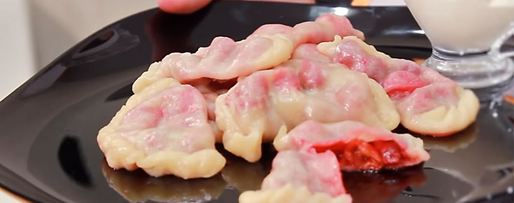 Шаг 15: теста для вареников с вишней заварное