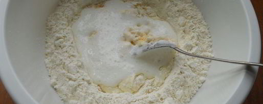 Шаг 2: теста на кефире для вареников