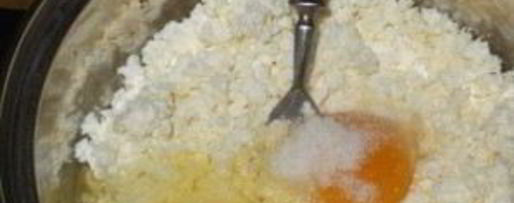 Шаг 1: творога для вареников