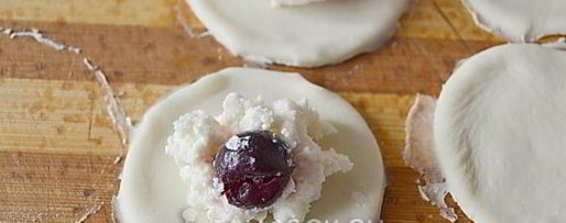 Шаг 7: творожных вареников с вишней