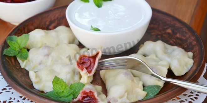 Рецепт вареников на пару в мультиварке с вишнями