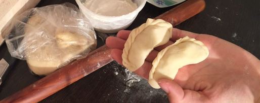 Шаг 9: вареников на пресном тесте