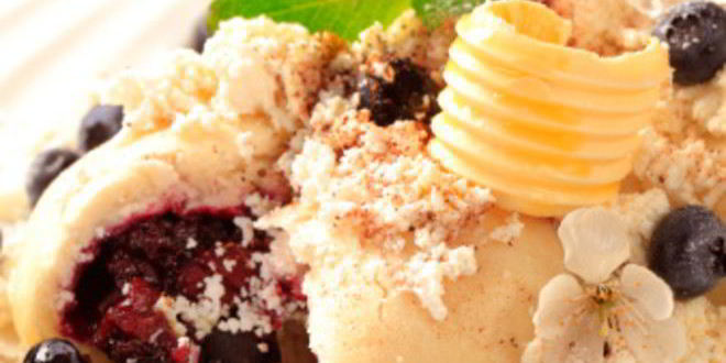 Рецепт вареников с черникой