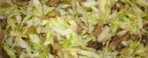 Шаг 1: вареников с капустой и грибами