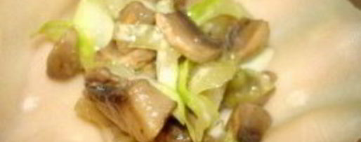 Шаг 4: вареников с капустой и грибами