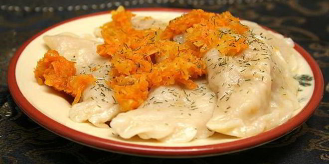 Рецепт вареников с капустой