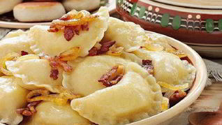 Рецепт Вареников с картофелем и грибами