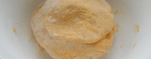 Шаг 1: вареников с картофелем из тыквенного теста