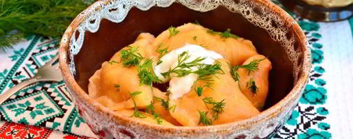 Шаг 4: вареников с картофелем из тыквенного теста