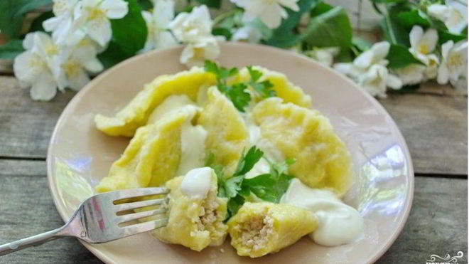 Рецепт Вареников с картошкой и курицей