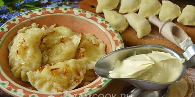 Рецепт вареников с картошкой на кефире