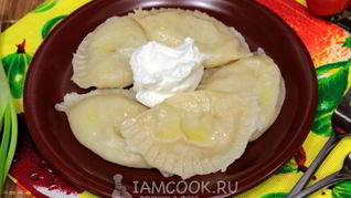 Рецепт Вареников с картошкой на пару в мультиварке