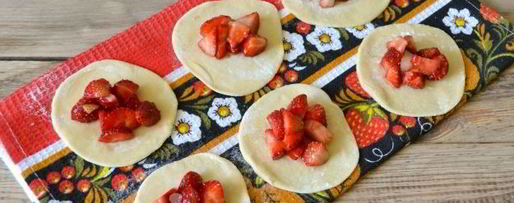 Шаг 21: вареников с клубникой на воде