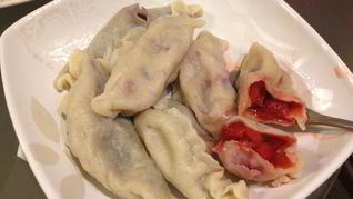 Рецепт Вареников с клубникой