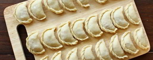 Шаг 12: вареников с квашеной капустой и фаршем