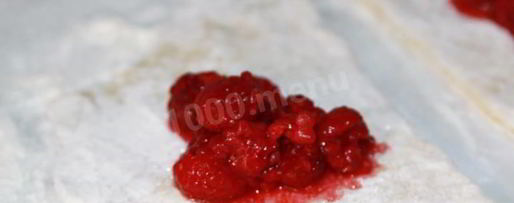 Шаг 10: вареников с малиной