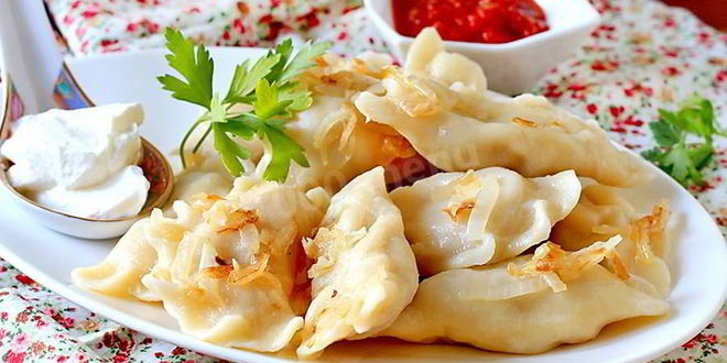 Рецепт вареников с мясом и капустой