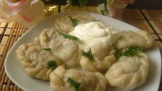 Рецепт Вареников с мясом и картофелем