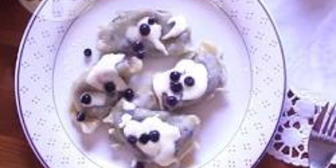 Рецепт вареников с начинкой из черники