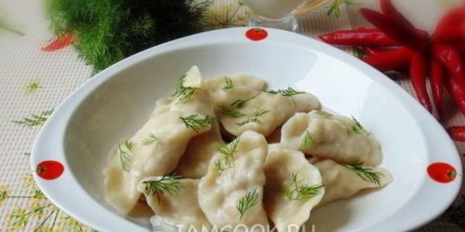 Рецепт вареников с отварным мясом
