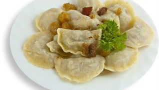 Рецепт Вареников с шкварками