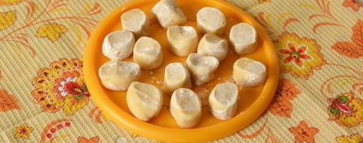 Шаг 14: вареников с сырой картошкой и сыром