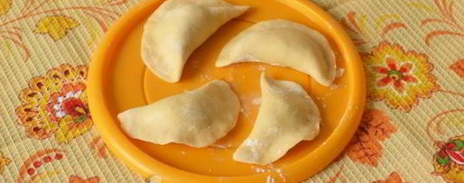 Шаг 17: вареников с сырой картошкой и сыром