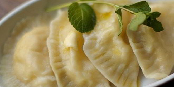 Рецепт вареников с сыром сулугуни