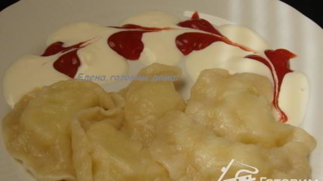 Рецепт Вареников с сырым картофелем и сырно-картофельные