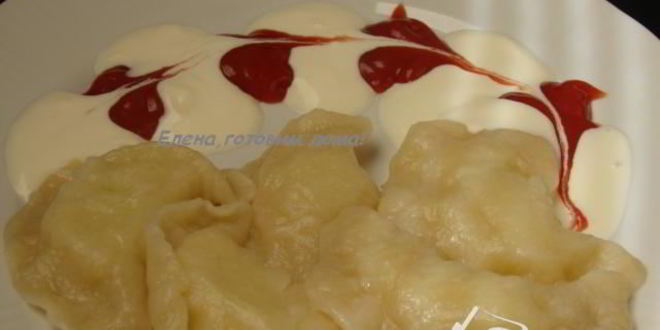 Рецепт вареников с сырым картофелем и сырно-картофельные