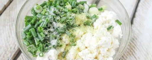 Шаг 7: вареников с творогом и зеленым луком