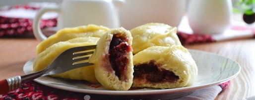 Шаг 17: вареников с вишней на пару