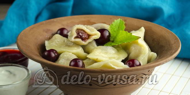 Рецепт вареников с вишней