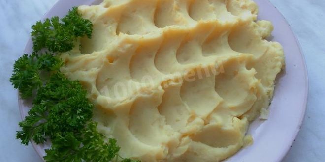 Рецепт вкусного картофельного пюре толченка