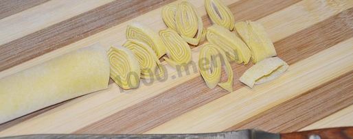 Шаг 11: яичной лапши домашней