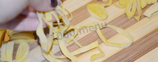 Шаг 12: яичной лапши домашней