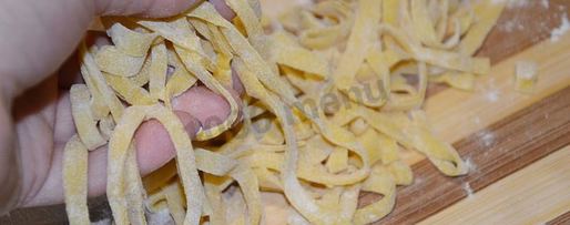 Шаг 13: яичной лапши домашней