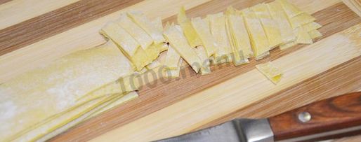 Шаг 17: яичной лапши домашней