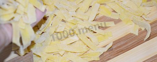 Шаг 18: яичной лапши домашней